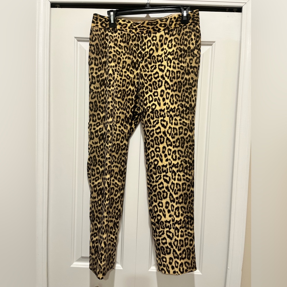 Banana Republic Animal Print Trousers - Picture 6 of 6